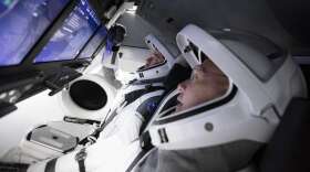 NASA astronauts Bob Behnken and Doug Hurley train on SpaceX's Crew Dragon simulators before their test flight from Kennedy Space Center. Photo: NASA