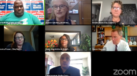 Labor leaders and elected officials in central Indiana talk at the virtual town hall.