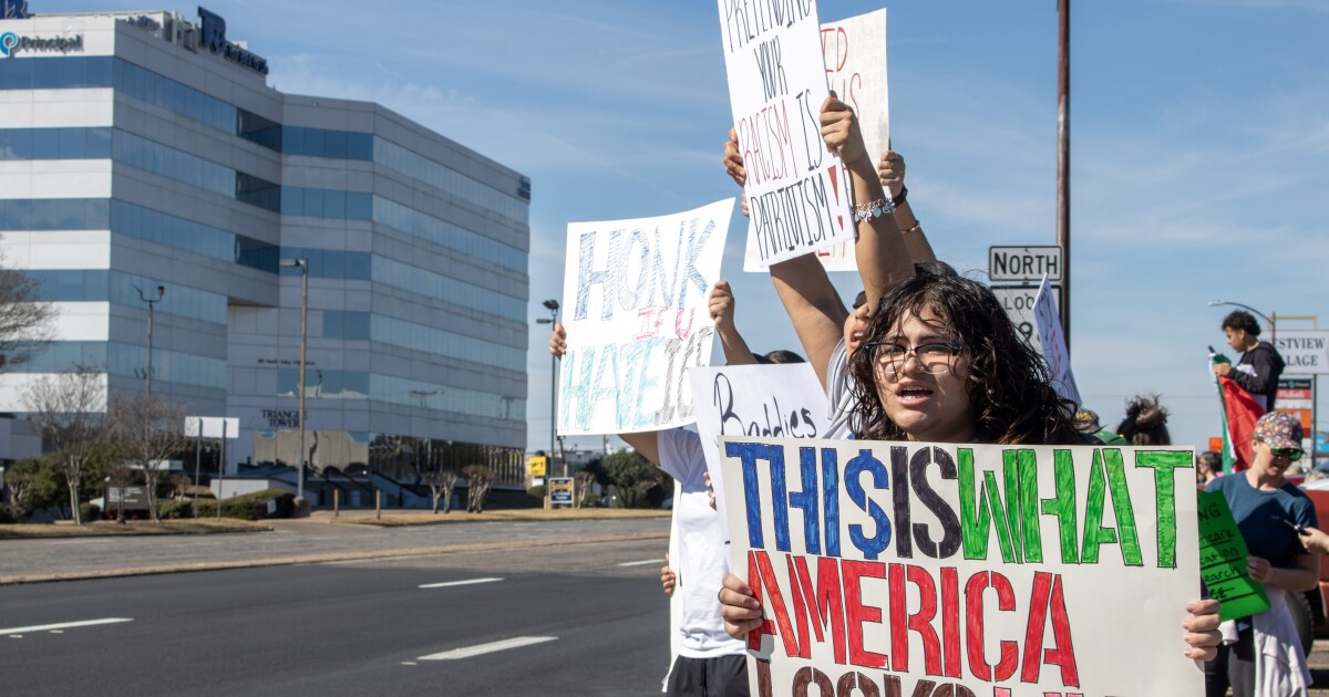 After walkout blocked, La Vega students turn to community protest