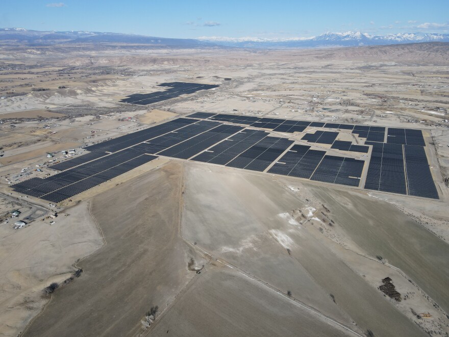 Garnet Mesa Solar Project near Delta, Colorado