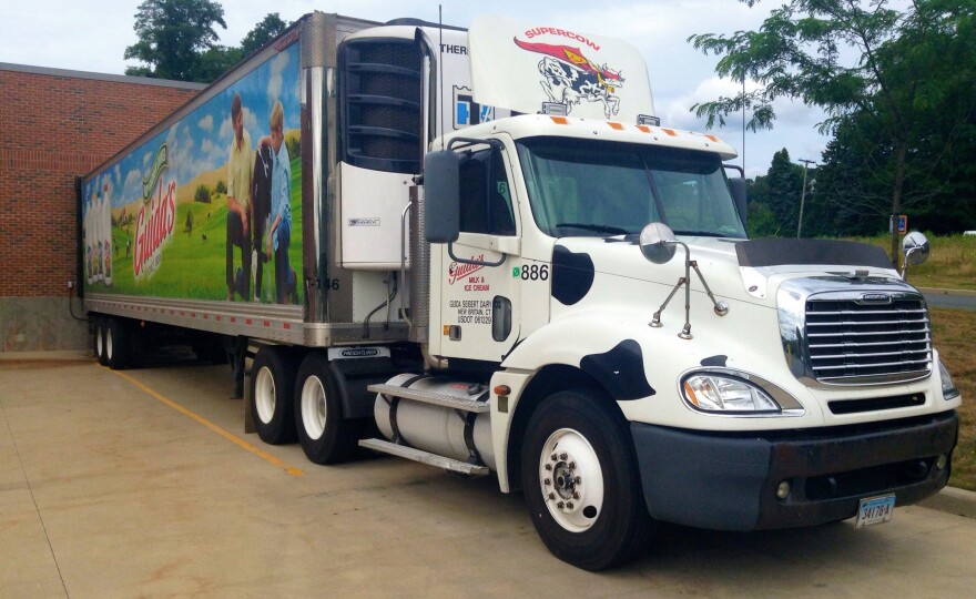 The U.S. and most other developed nations have sophisticated cold chains to keep milk cold from farmer to consumer. Here, the Guida Seibert Dairy Co. delivery truck out of New Britain, Conn.