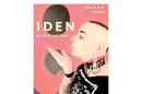 Movie poster for IDEN: A Story of Love featuring Iden Crockett in profile, blowing a kiss against a warm pink background. Bold text reads "March 31st, 7:00PM." Logos for Yellow Springs Pride and the Human Rights Campaign appear at the bottom.