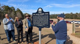The official unveiling of the new marker happened Jan. 29. The names "Block-Sterns" refers to the modern-day families who allowed archeologists to search their properties for historical evidence.