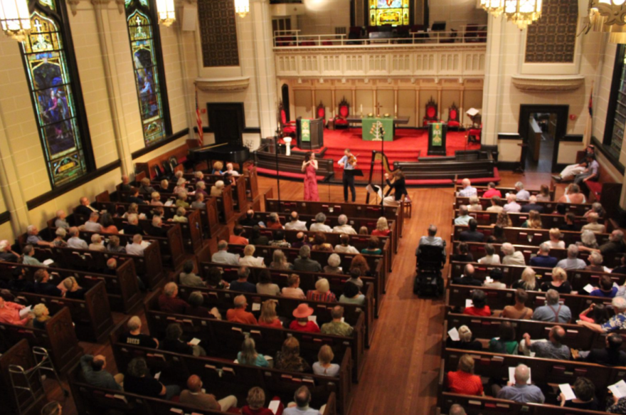 CCCMF 2019 Season Finale Concert in the historic sanctuary of Rayne Memorial United Methodist Church.