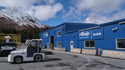Kodiak's Benny Benson State Airport is a short drive from downtown between Buskin Beach and Barometer Mountain.
