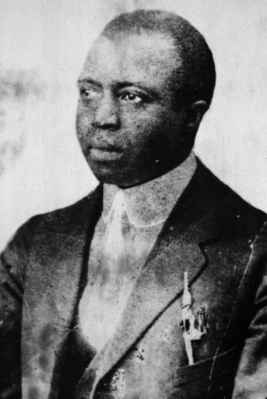 American composer and pianist Scott Joplin (1868 - 1917). An originator of 'Ragtime' music   (Photo by MPI/Getty Images)