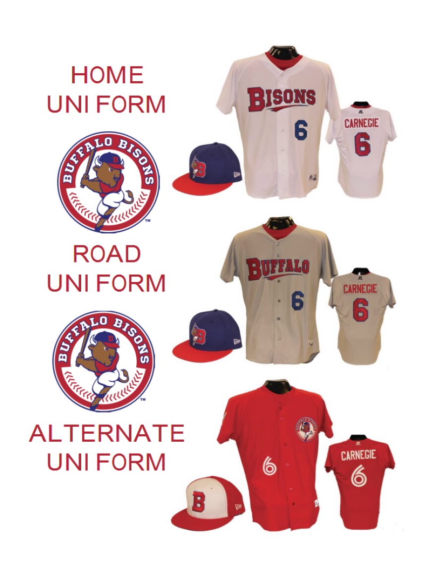 New Bisons uniforms pay tribute to the past, new parent club