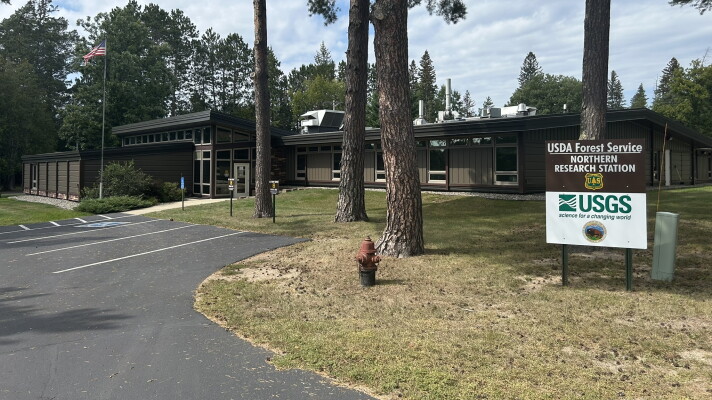 The U.S. Forest Service research office Sept. 3, 2026, on the Minnesota North College-Itasca campus in Grand Rapids.
