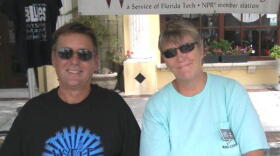 WFIT volunteers Rick Glasby and Jan Holt.