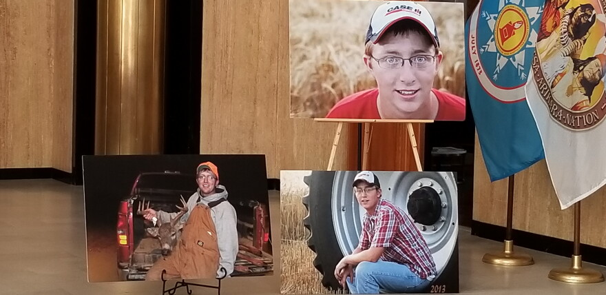 Images of Kyle Nelson, killed in a car crash in November, 2018