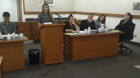 Members of the Mat-Su youth court during a training session. (Photo courtesy of Lisa Albert-Konecky.)