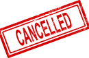 red stamp that says "canceled"