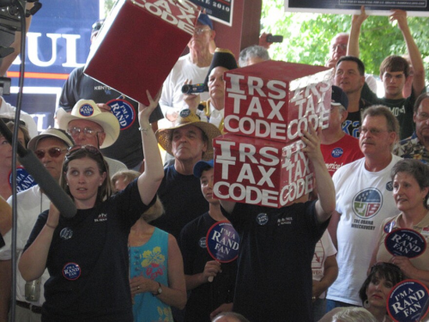 Rand Paul supporters at Fancy Farm