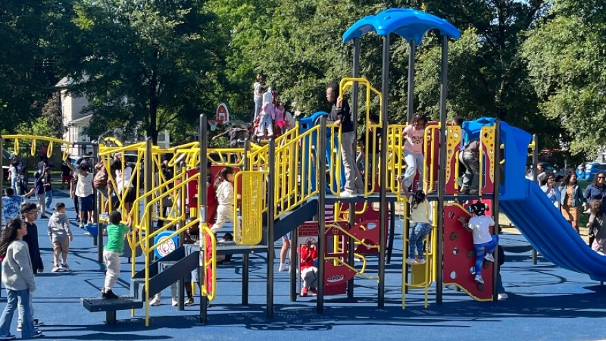 Inclusive playground at Ford Academic Center, Grand Rapids Public Schools