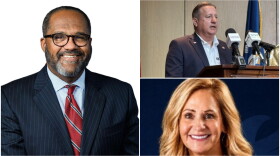 (left-right) U.S. Rep. Troy Carter, Walter "Rocky" Beach and Lisa Ballay are running for the 2nd Congressional District seat.