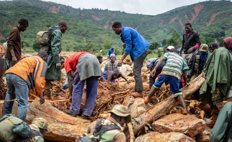 Searching for survivors — and victims — in Zimbabwe, which was also hit by the cyclone.