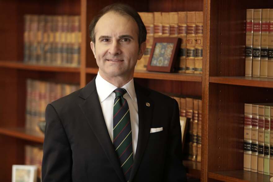 A photo of Norfolk Commonwealth's Attorney Ramin Fatehi. Fatehi's office secured nearly $900,000 in new city funding to assign prosecutors to every jailable misdemeanor docket in Norfolk, expanding his staff to roughly 100 employees and adding a new director of diversion.