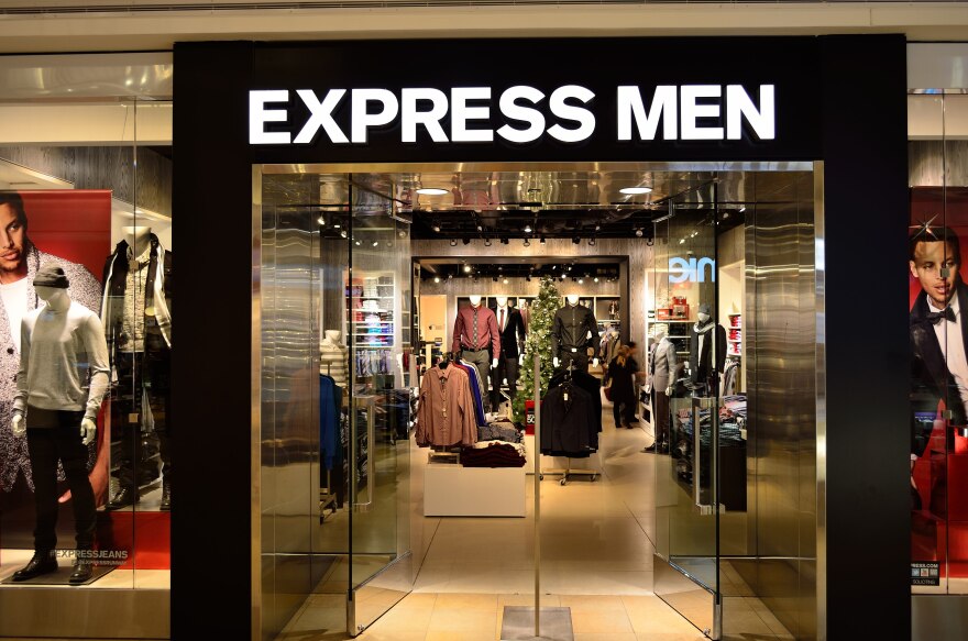 An Express store at Fiarview Mall in Toronto, Canada.