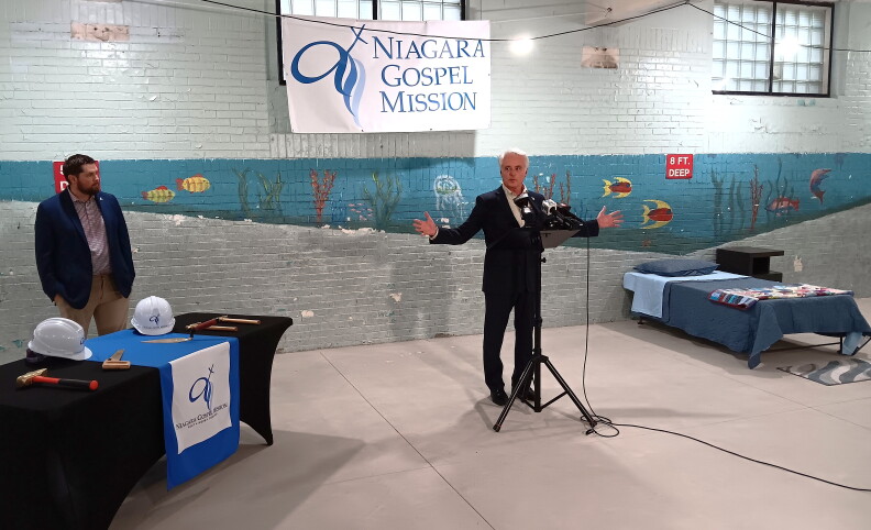 Niagara Gospel Mission fills, rather than breaks, ground on future women’s emergency shelter