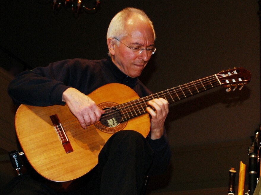 Though officially retired from touring, guitarist John Williams, now 76, continues to record for his own record label.