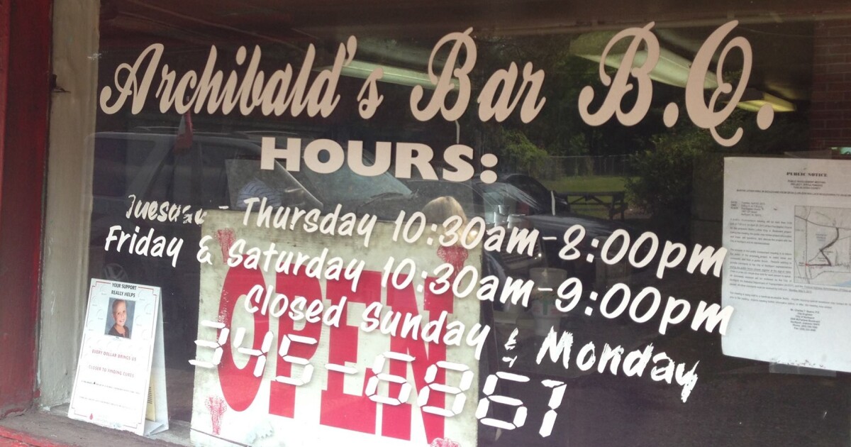 The family that keeps the fires burning at Alabama’s iconic Archibald’s BBQ