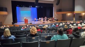 Parishioners gathered at Belvidere high school during Kingdom Assignment reveal.