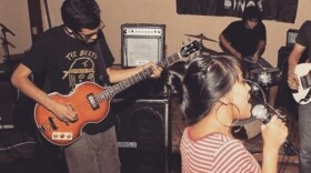 PHOTO OF THE WEEK: Erekeecludi y Los Dinos performing at Café Revolución in San Antonio. Photo courtesy of Claudia Saenz. ﻿Submit your snapshots to photos@marfapublicradio.org to be a featured photo of the week!