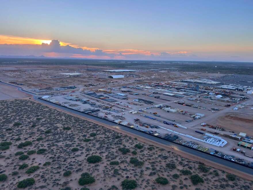 View over Project Jupiter site