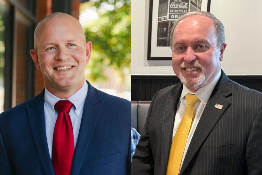 Bob Sullivan (left) and Marty Quinn (right) face off for the Republican nomination for Oklahoma Insurance Commissioner.