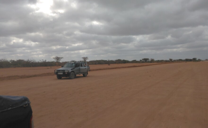 Dadaab refugee camp, Kenya. The area has been deforrested by residents over the past 25 years, it's an arid place