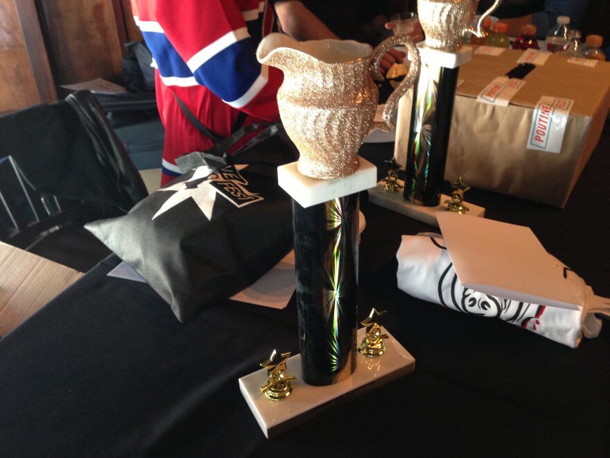 The "King of Poutine" trophy