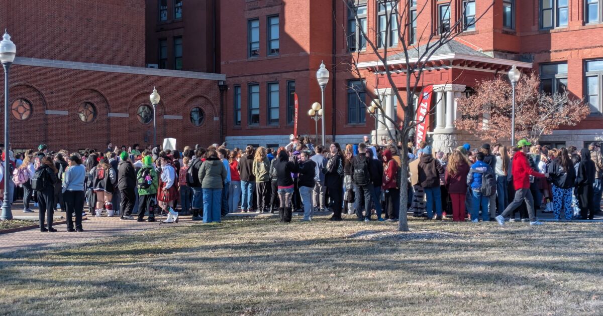 Central High School students stage walkout to support immigrants
