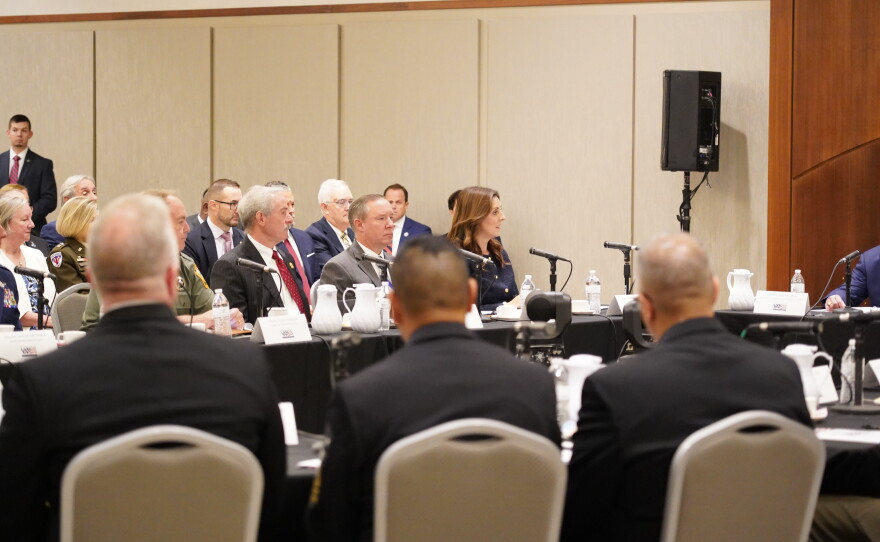 Gov. Henry McMaster, state leaders and military commanders representing South Carolina's military installations met for an annual briefing on Wednesday, Sept. 23, 2026, at the University of South Carolina Alumni Center in Columbia, S.C.
