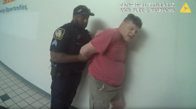 Baltimore County Councilman Todd Crandell is taken by police for an emergency evaluation, June 2024.