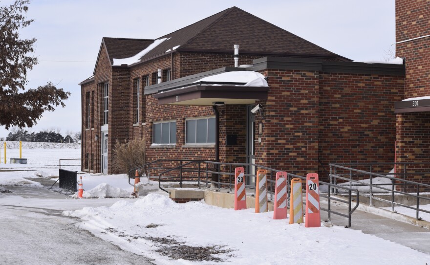 A view from outside Carlock Elementary.
