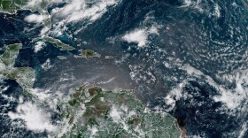Atlantic basin satellite photo.