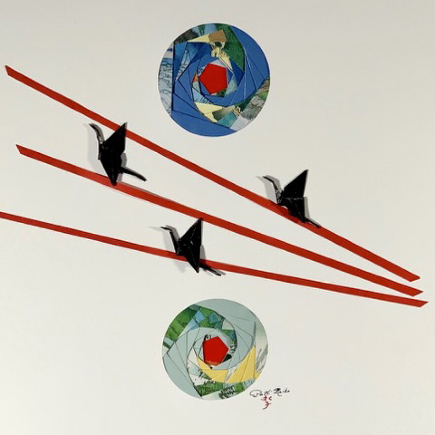 Artist Patti Osebold specializes in origami and Japanese paper dolls.