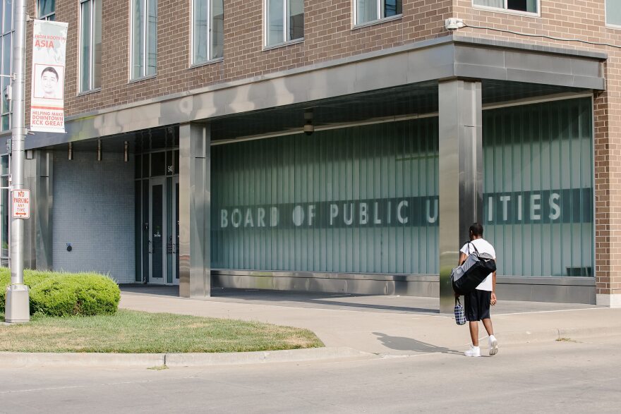 The Board of Public Utilities headquarters in downtown Kansas City, Kansas.