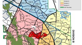 Goethe State Forest prescribed burn divisions with acreage