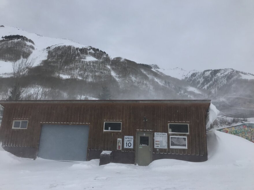Mountain Trip teaches classes in the Ophir Town Hall in San Miguel County, Colorado.