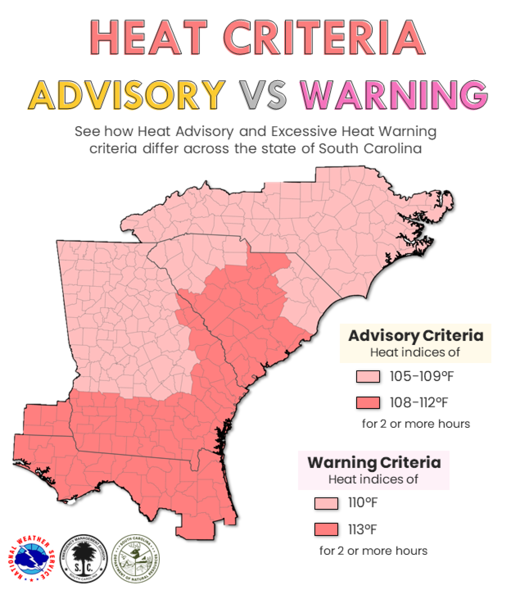 What does a heat advisory and excessive heat warning really mean? NWS ...
