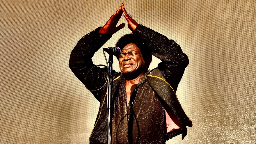 Charles Bradley performs during FYF Fest 2016 in Los Angeles. The soul singer's posthumous album, <em>Black Velvet,</em> is out now.