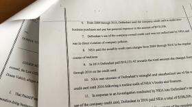 On March 10, NEA filed suit against former manager Donna Vukich, seeking $1 million in punitive damages. NEA alleges Vukich used the company credit card to spend over $970,000 from 2004 till her retirement in 2016. (KDLG photo)