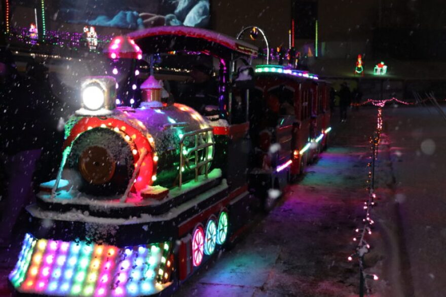 The Illumination at Coca-Cola Park includes Santa's Polar Express.