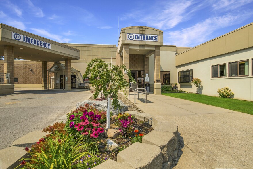 Entrance of the Newport Hospital and Health Services