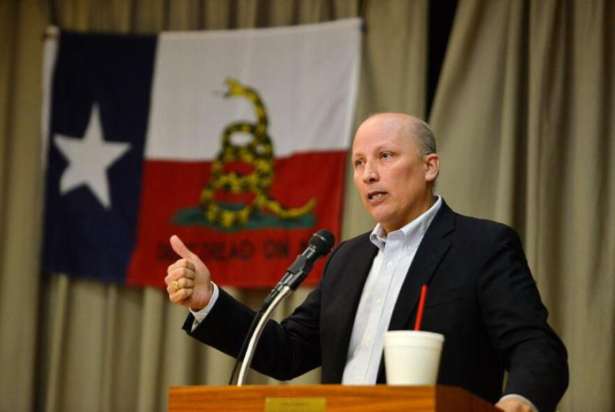 Republican Congressman Chip Roy of Austin, seen in New Braunfels last year, is one of three Texas representatives slamming President Trump's tweets. 