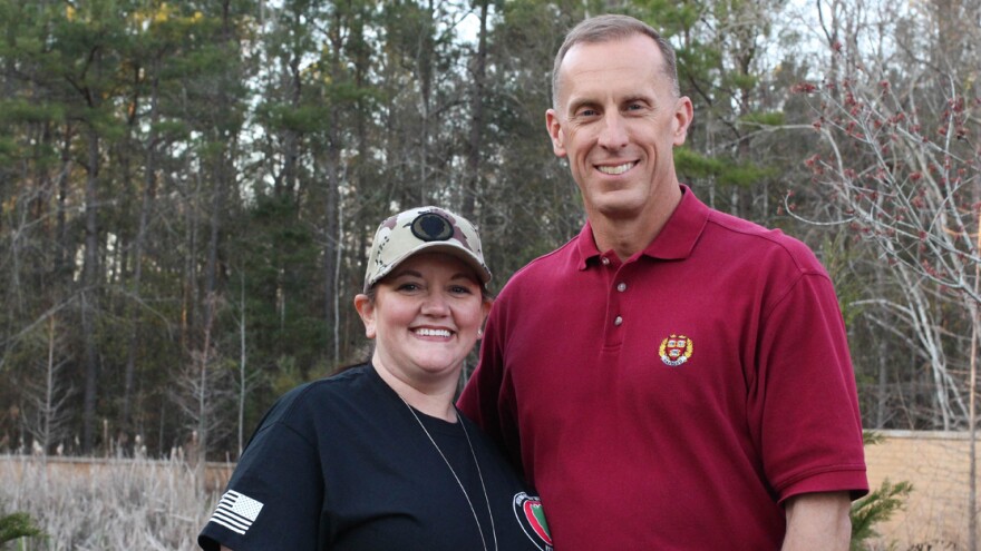 Retired Army Colonel David Taylor and Catherine Alaniz-Simonds met for the first time 25 years after Andy Alaniz's death.