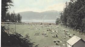 Wrangell’s Memorial Cemetery circa 1930. It was previously the Redmen’s cemetery. (Photo courtesy of City of Wrangell.)