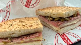 The Central Grocery muffuletta, a New Orleans classic.