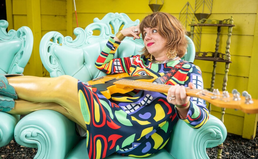 Erin Walter poses for a portrait at Far Out Lounge and Stage on Aug. 5, 2021.